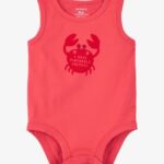 Baby Pinchable Cheeks Crab Bodysuit
