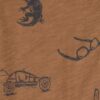 Toddler Desert Print Henley - Brown