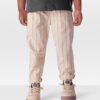 2T067510_FIG-ezgif.com-avif-to-jpg-converter Toddler Striped Pull-On Cotton Pants - Tan